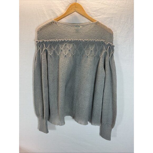 Sundance Mohair Sweater Size S Delicate Gray Lightweight Sequins‎ embellished - Picture 5 of 8